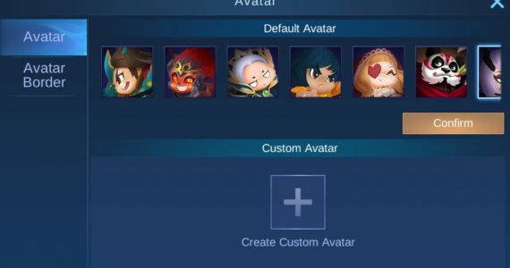 Avatar Mobile Legends Header