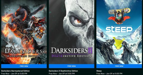Epic Games Store Darksiders Free Games Header