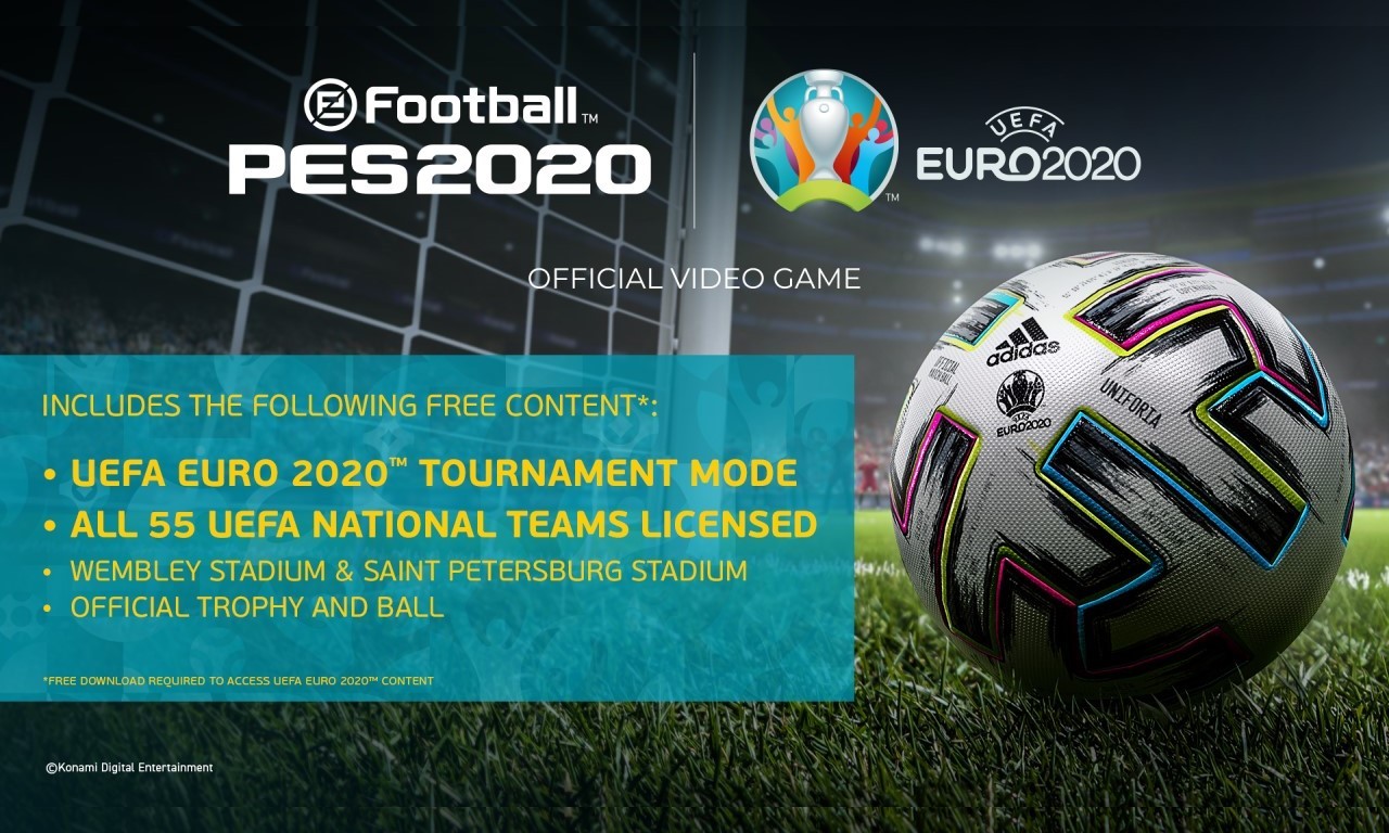 EURO 2020 eFootball PES 2020 Header